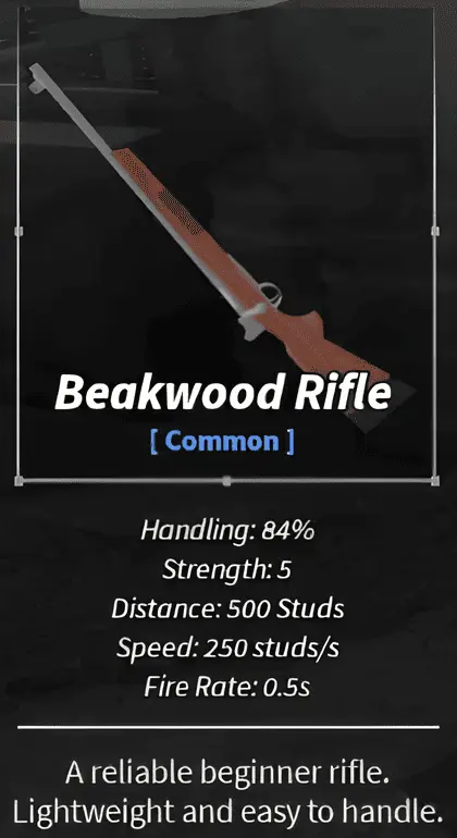 Beakwood Rifle