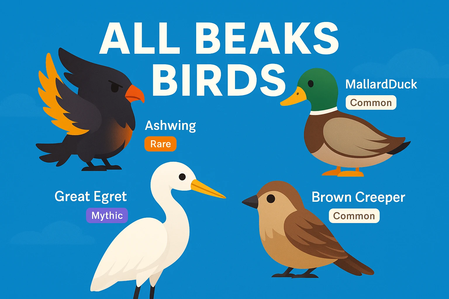 Beaks Birds List